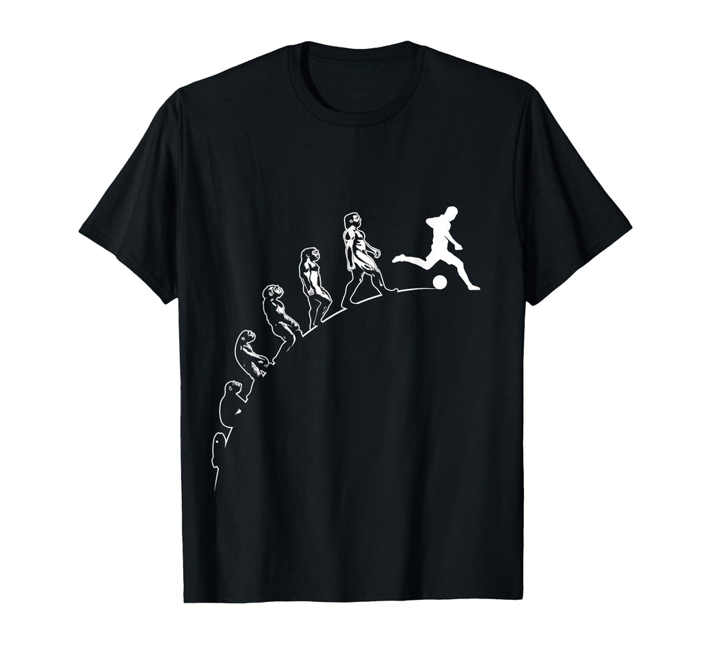 Soccer Funny Evolution Soccer T-Shirt - Novelty Apparel for Adults - T-Shirt, Sweatshirt, Hoodie