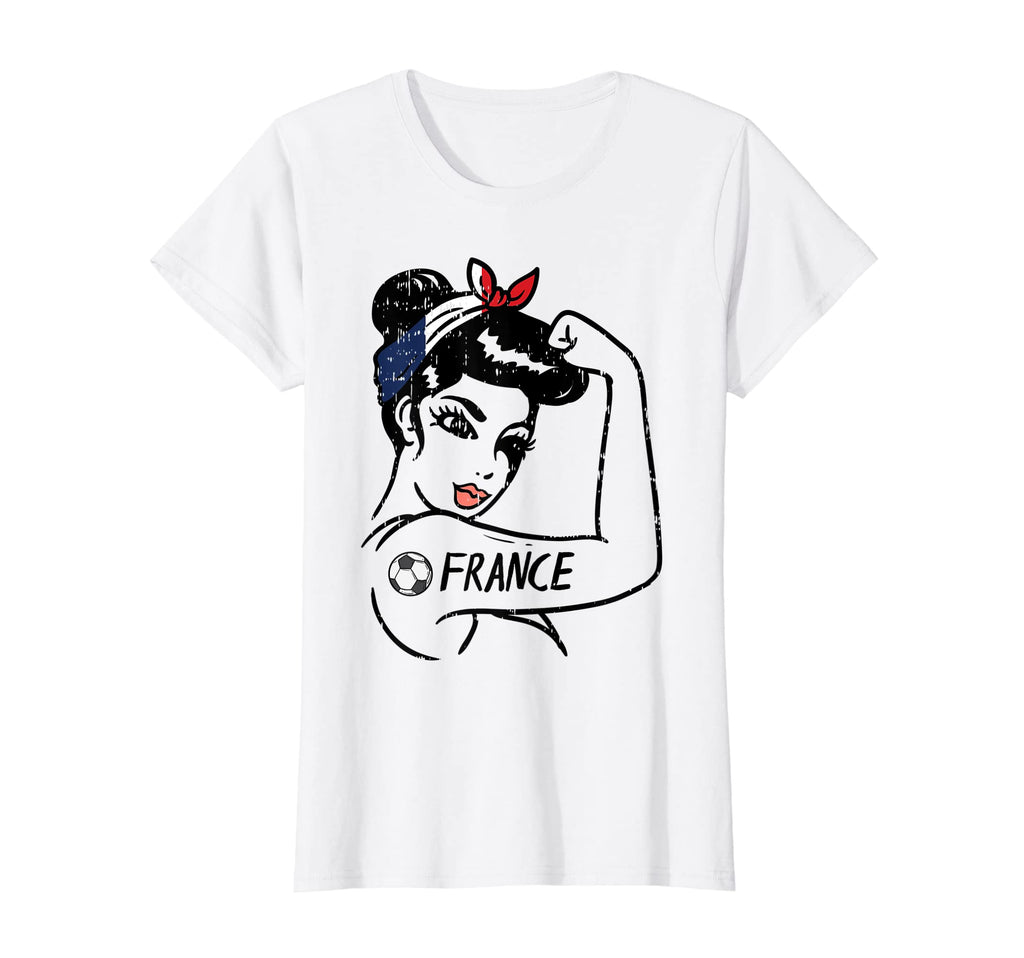 Womens Unbreakable French Flag France T-Shirt - Graphic Print Unisex - T-Shirt, Sweatshirt, Hoodie