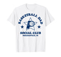 Nba Indiana Pacers Basketball Dad Social T-Shirt - Custom Art Print Unisex - T-Shirt, Sweatshirt, Hoodie