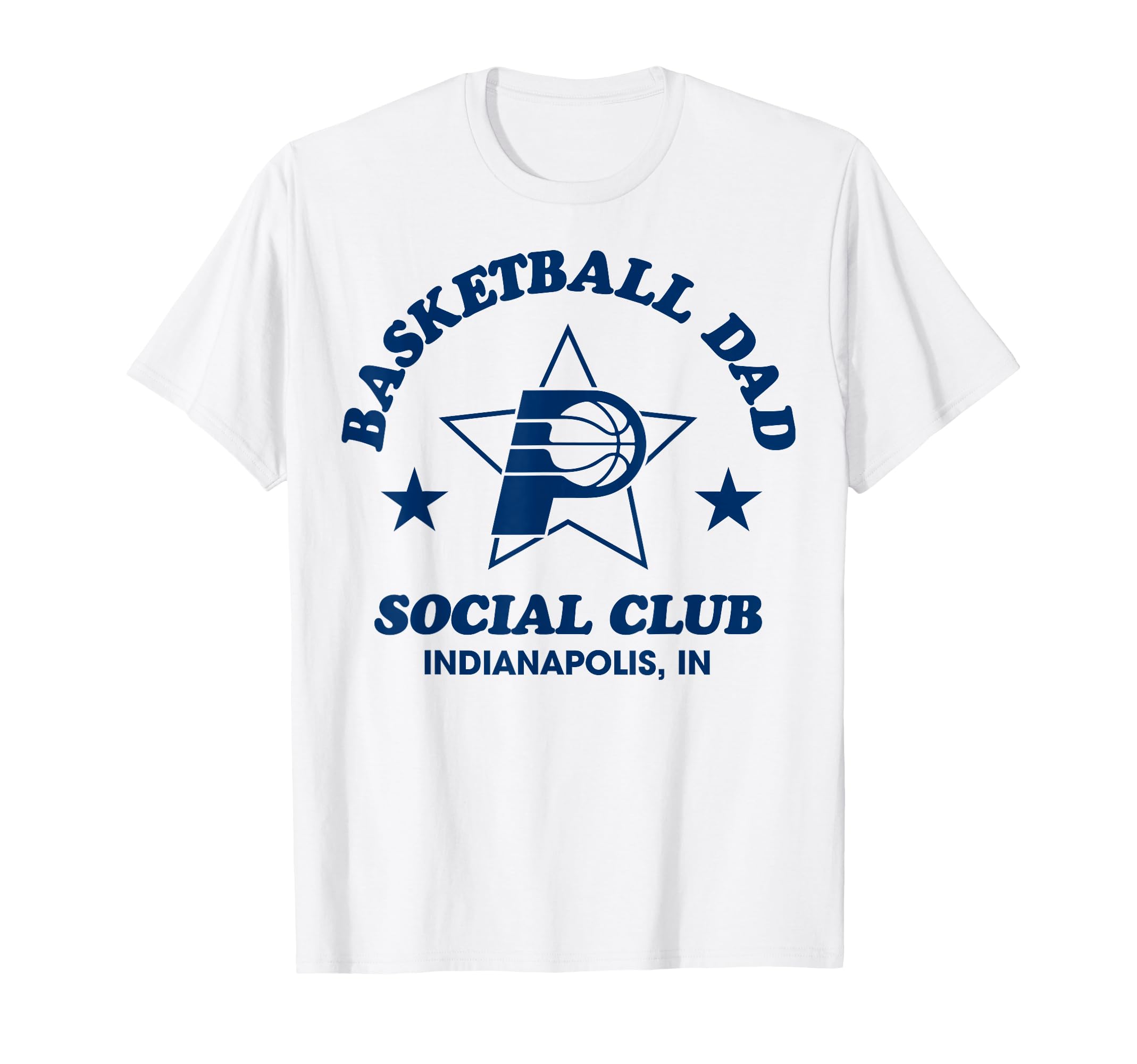 Nba Indiana Pacers Basketball Dad Social T-Shirt - Custom Art Print Unisex - T-Shirt, Sweatshirt, Hoodie