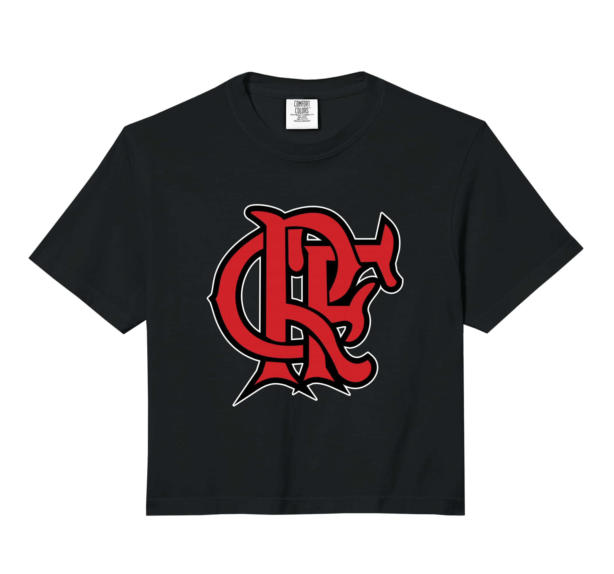 Flamengo Soccer Comfort Colors Crop Sweatshirt - Graphic Print Men Women - T-Shirt, Sweatshirt, Hoodie