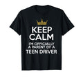 Keep Calm Parent Teenage Driver T-Shirt - Fun Novelty Design for Adults - T-Shirt, Sweatshirt, Hoodie