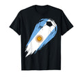 Argentinian Flag Sports Soccer Ball Hoodie - Aesthetic Graphic Unisex - T-Shirt, Sweatshirt, Hoodie