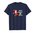 Funny Soccer Santa Goal Goal Goal T-Shirt - Casual Everyday Wear Unisex - T-Shirt, Sweatshirt, Hoodie