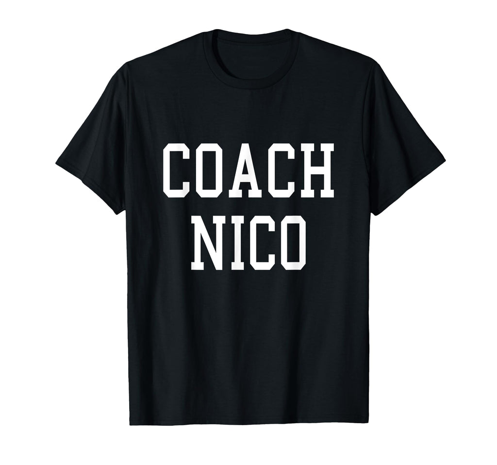 Coach Nico Custom Football Soccer T-Shirt - Aesthetic Graphic Men Women - T-Shirt, Sweatshirt, Hoodie