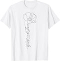 Inspirational Saying Wild and Free Wildflower - Adult & Kids T-Shirts, Sweatshirts & Hoodies apparel design preview 1