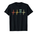 Disc Golf Heartbeat Gift Disc Golf T-Shirt - Custom Art Print for Adults - T-Shirt, Sweatshirt, Hoodie