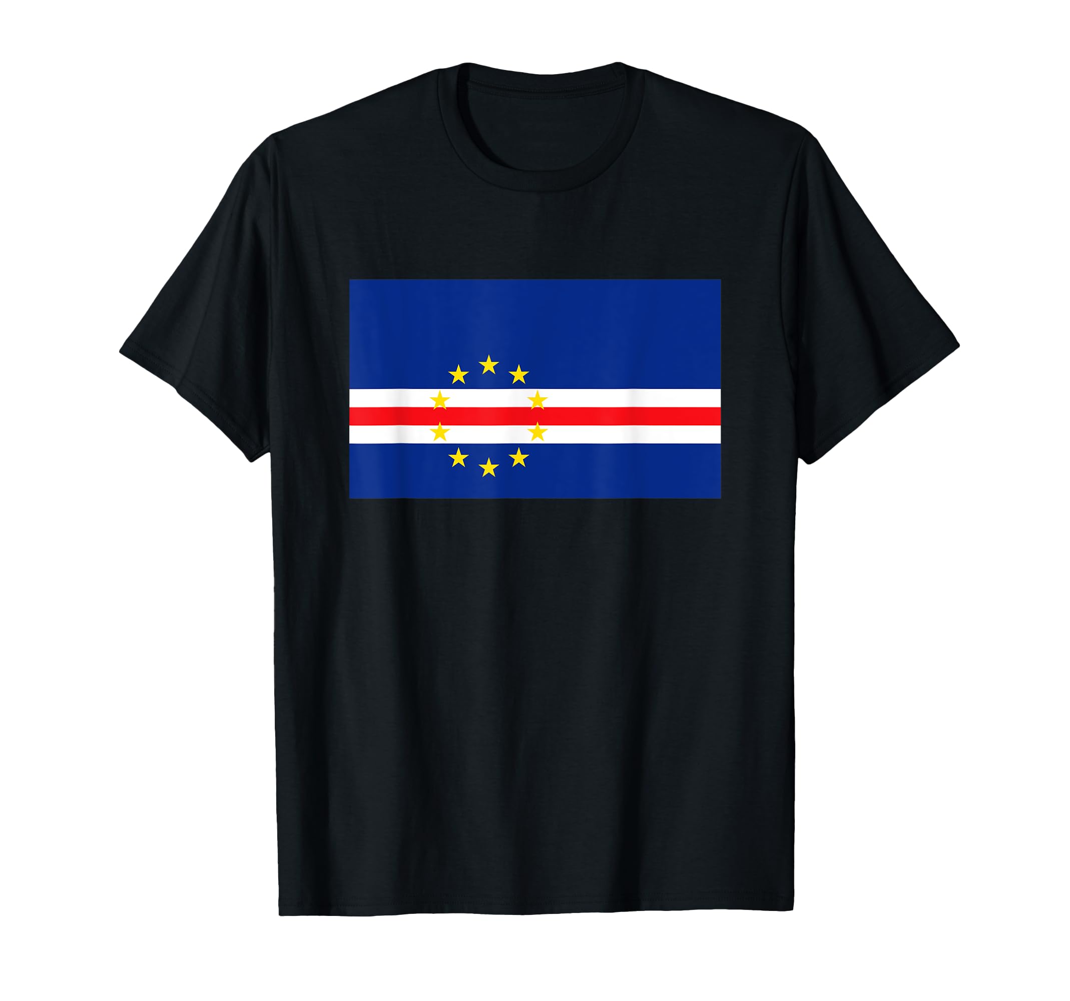 Cape Verde Flag Soccer Football Fan T-Shirt - Unique Graphic Unisex - T-Shirt, Sweatshirt, Hoodie