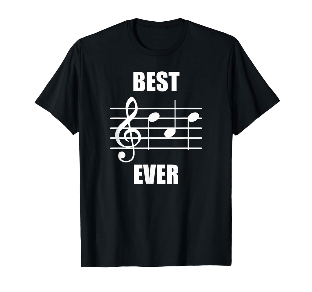 Best Dad Ever Treble Clef Musician Funny T-Shirt - Streetwear Style Unisex - T-Shirt, Sweatshirt, Hoodie
