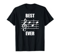 Best Dad Ever Treble Clef Musician Funny T-Shirt - Streetwear Style Unisex - T-Shirt, Sweatshirt, Hoodie