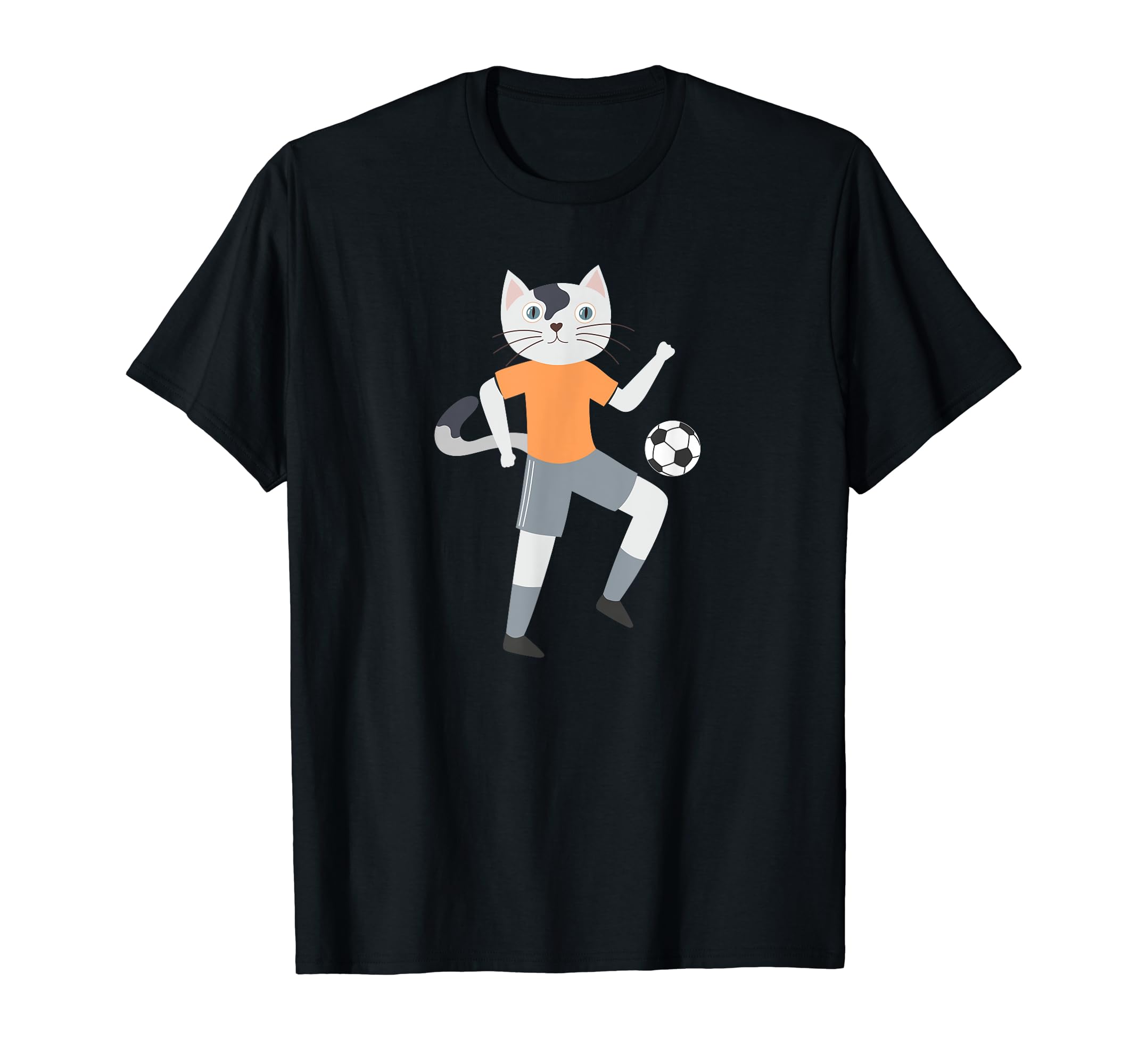 Cat Pet Animal Soccer Player T-Shirt - Streetwear Style for Adults - T-Shirt, Sweatshirt, Hoodie