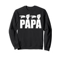 Asl Papa American Sign Language Dad Sweatshirt - Unique Graphic for Adults - T-Shirt, Sweatshirt, Hoodie