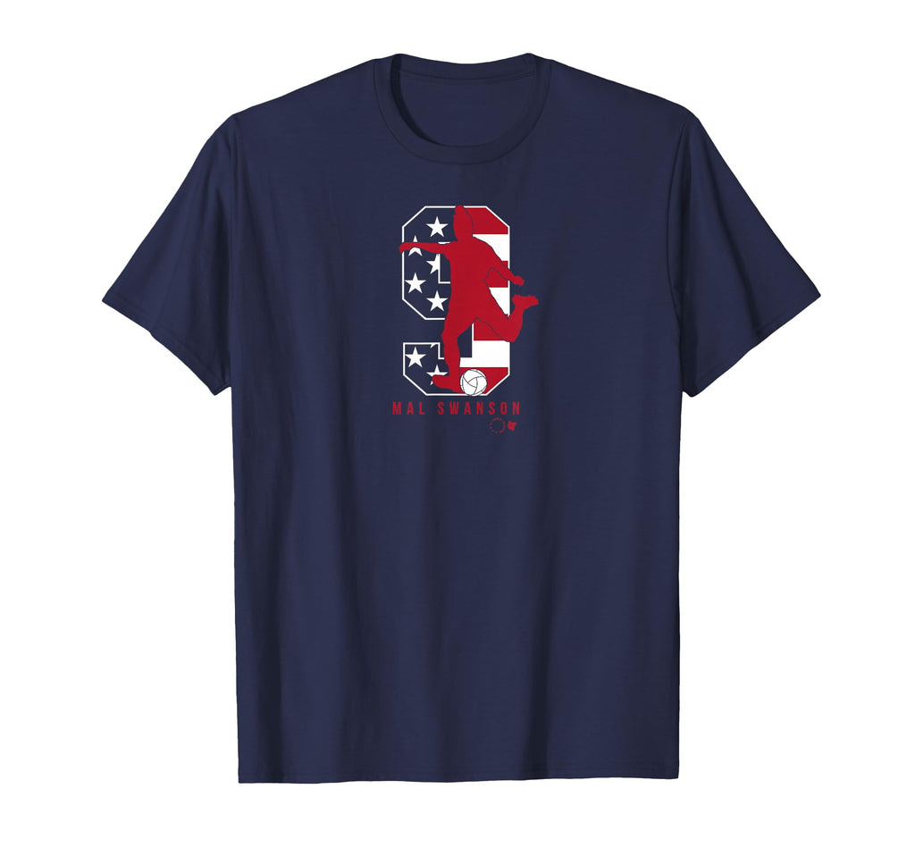 Mal Swanson 9 Uswnt Players T-Shirt - Fun Novelty Design for Adults - T-Shirt, Sweatshirt, Hoodie