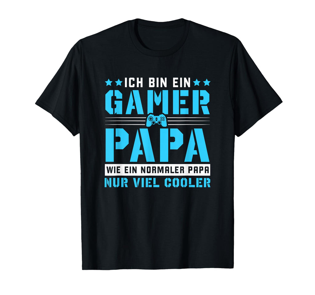 Gamer Papa Nur Cooler Gamer Father T-Shirt - Minimalist Print for Adults - T-Shirt, Sweatshirt, Hoodie