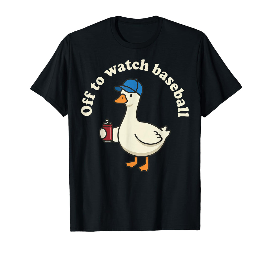 Off To Watch Baseball T-Shirt - Unique Graphic for Adults - T-Shirt, Sweatshirt, Hoodie