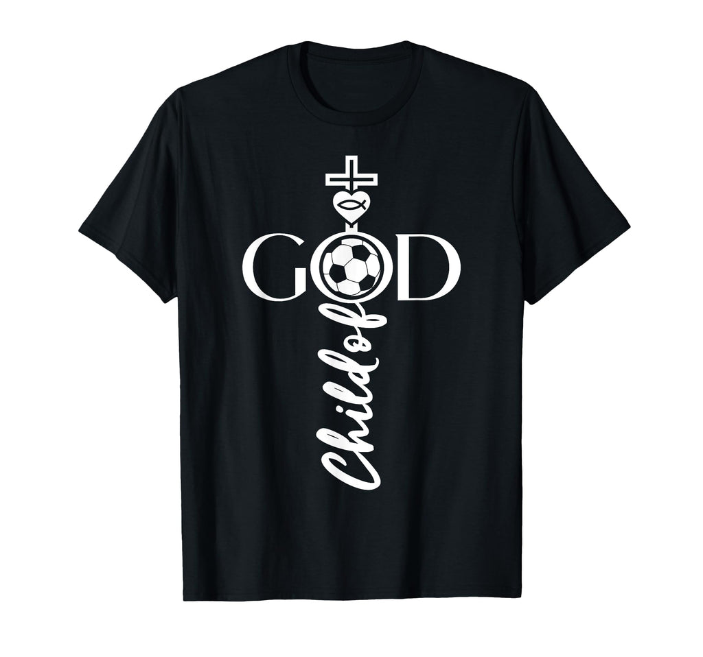 Religious Jesus Soccer Child God T-Shirt - Fun Novelty Design for Adults - T-Shirt, Sweatshirt, Hoodie