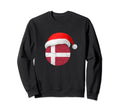 Denmark Soccer Santa Hat Danish Sweatshirt - Streetwear Style Men Women - T-Shirt, Sweatshirt, Hoodie