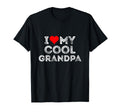 I Love My Grandpa Heart T-Shirt - Unique Graphic Unisex - T-Shirt, Sweatshirt, Hoodie