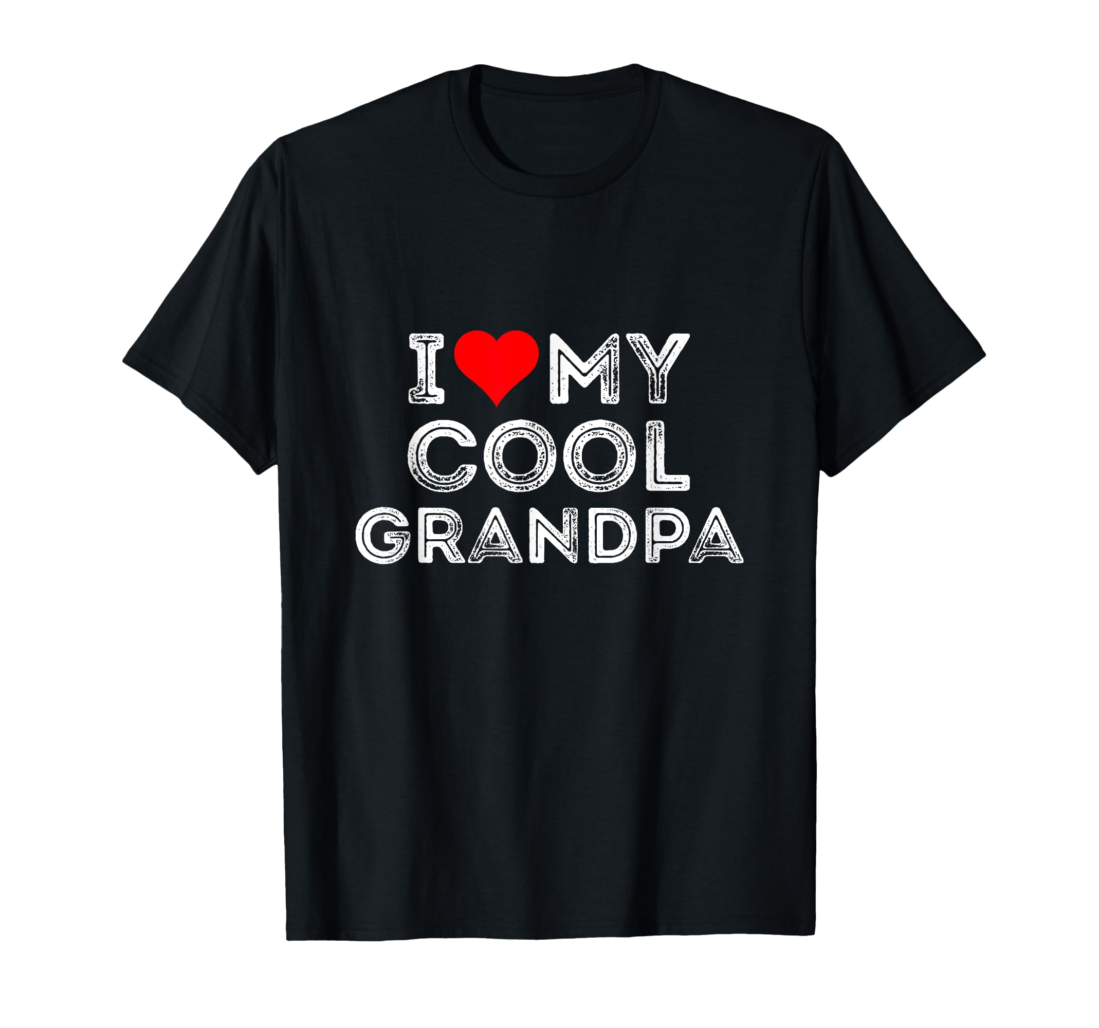 I Love My Grandpa Heart T-Shirt - Unique Graphic Unisex - T-Shirt, Sweatshirt, Hoodie