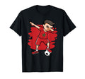 Dabbing Soccer Morocco Jersey Moroccan T-Shirt - Trendy Graphic for Adults - T-Shirt, Sweatshirt, Hoodie