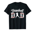 Mens Baseball Dad Fathers Day T-Shirt - Custom Art Print Men Women - T-Shirt, Sweatshirt, Hoodie