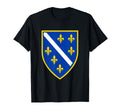 Bosnias Former Emblem Bosnian Coat T-Shirt - Custom Art Print for Adults - T-Shirt, Sweatshirt, Hoodie