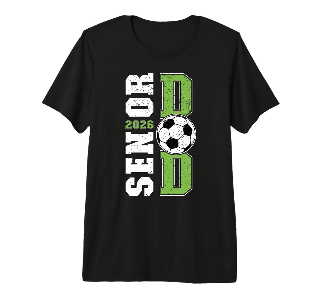 Mens Soccer Senior Dad Senior T-Shirt - Aesthetic Graphic for Adults - T-Shirt, Sweatshirt, Hoodie