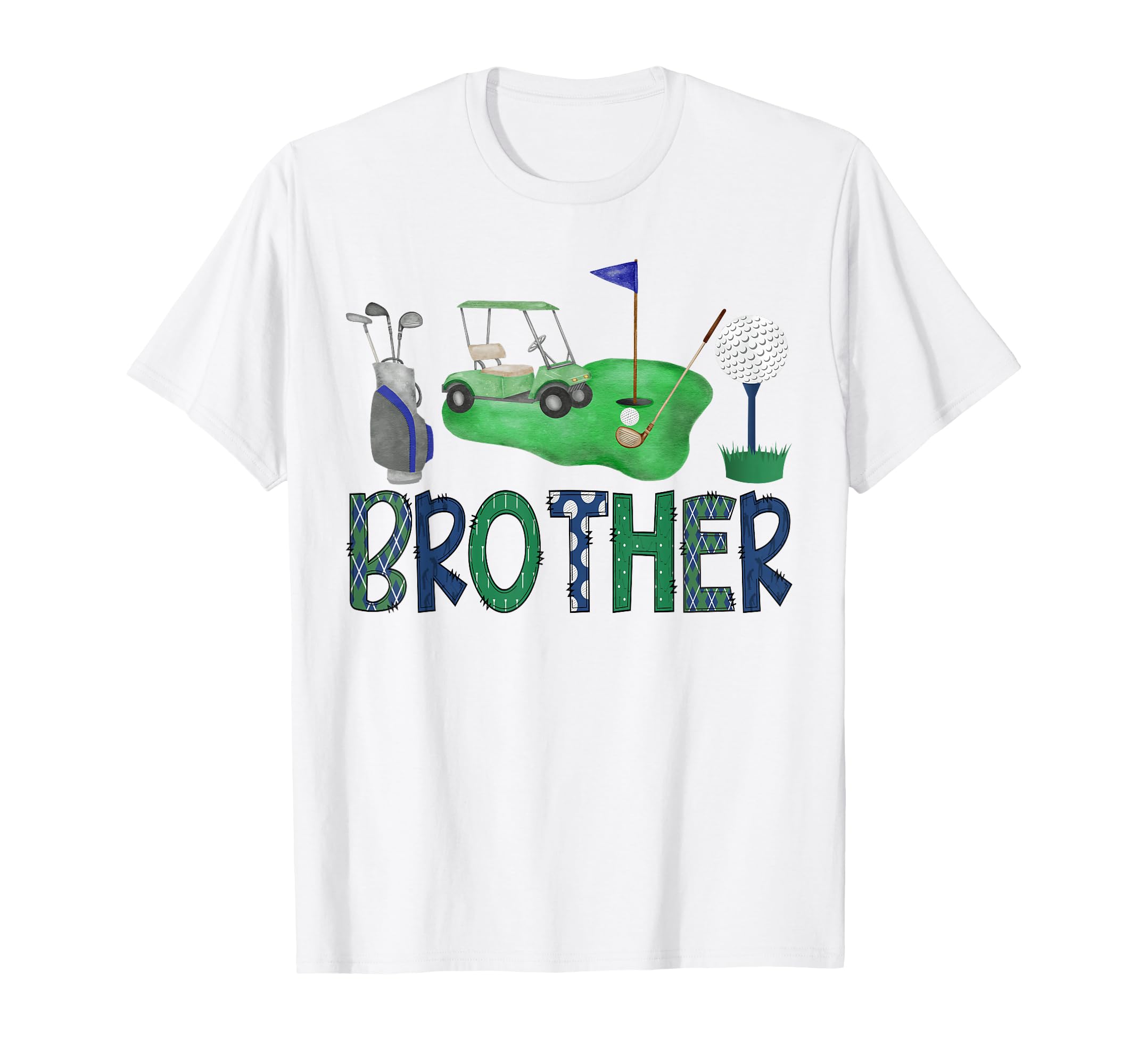 Brother Birthday Hole One Golf Sport T-Shirt - Minimalist Print Men Women - T-Shirt, Sweatshirt, Hoodie