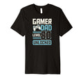Mens Gamer Dad Level 80 Unlocked 80Th T-Shirt - Trendy Graphic for Adults - T-Shirt, Sweatshirt, Hoodie