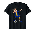 Dabbing Soccer Barbados Football Fans T-Shirt - Graphic Print Men Women - T-Shirt, Sweatshirt, Hoodie