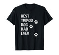 Best Tripod 3 Legged Dog Dad Novelty T-Shirt - Graphic Print for Adults - T-Shirt, Sweatshirt, Hoodie