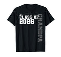 Class 2026 Proud Grandpa 2026 Graduate T-Shirt - Novelty Apparel Unisex - T-Shirt, Sweatshirt, Hoodie