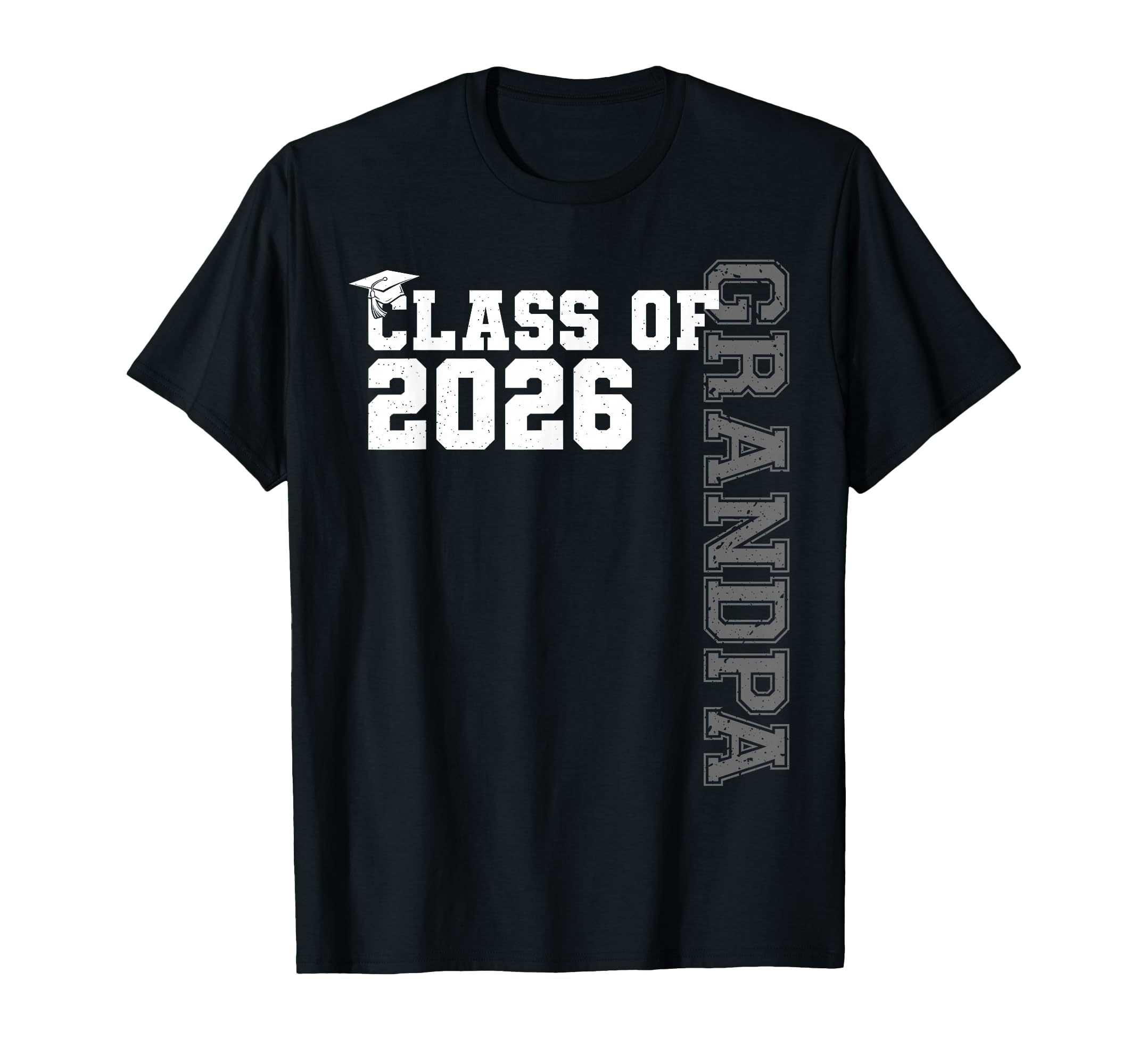 Class 2026 Proud Grandpa 2026 Graduate T-Shirt - Novelty Apparel Unisex - T-Shirt, Sweatshirt, Hoodie