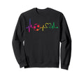 Heartbeat Soccer Fans Soccer Sweatshirt - Aesthetic Graphic Men Women - T-Shirt, Sweatshirt, Hoodie