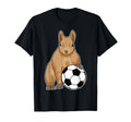 Squirrel Soccer Player Soccer T-Shirt - Casual Everyday Wear Men Women - T-Shirt, Sweatshirt, Hoodie