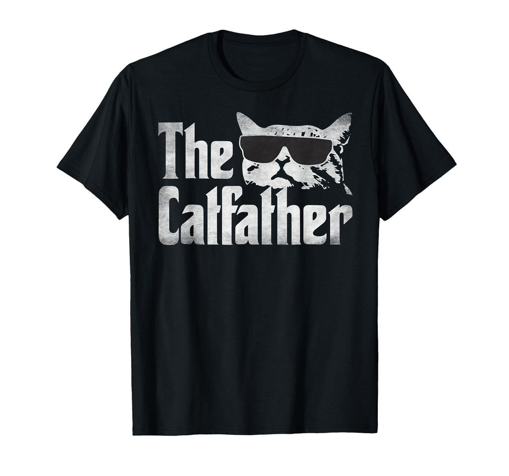 Catfather Funny Cat Dad Fathers Day T-Shirt - Novelty Apparel Unisex - T-Shirt, Sweatshirt, Hoodie