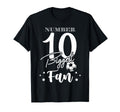 Number 10 Biggest Fan Soccer Player T-Shirt - Novelty Apparel Men Women - T-Shirt, Sweatshirt, Hoodie