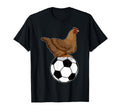 Chicken Soccer Player Soccer Sports T-Shirt - Aesthetic Graphic Unisex - T-Shirt, Sweatshirt, Hoodie