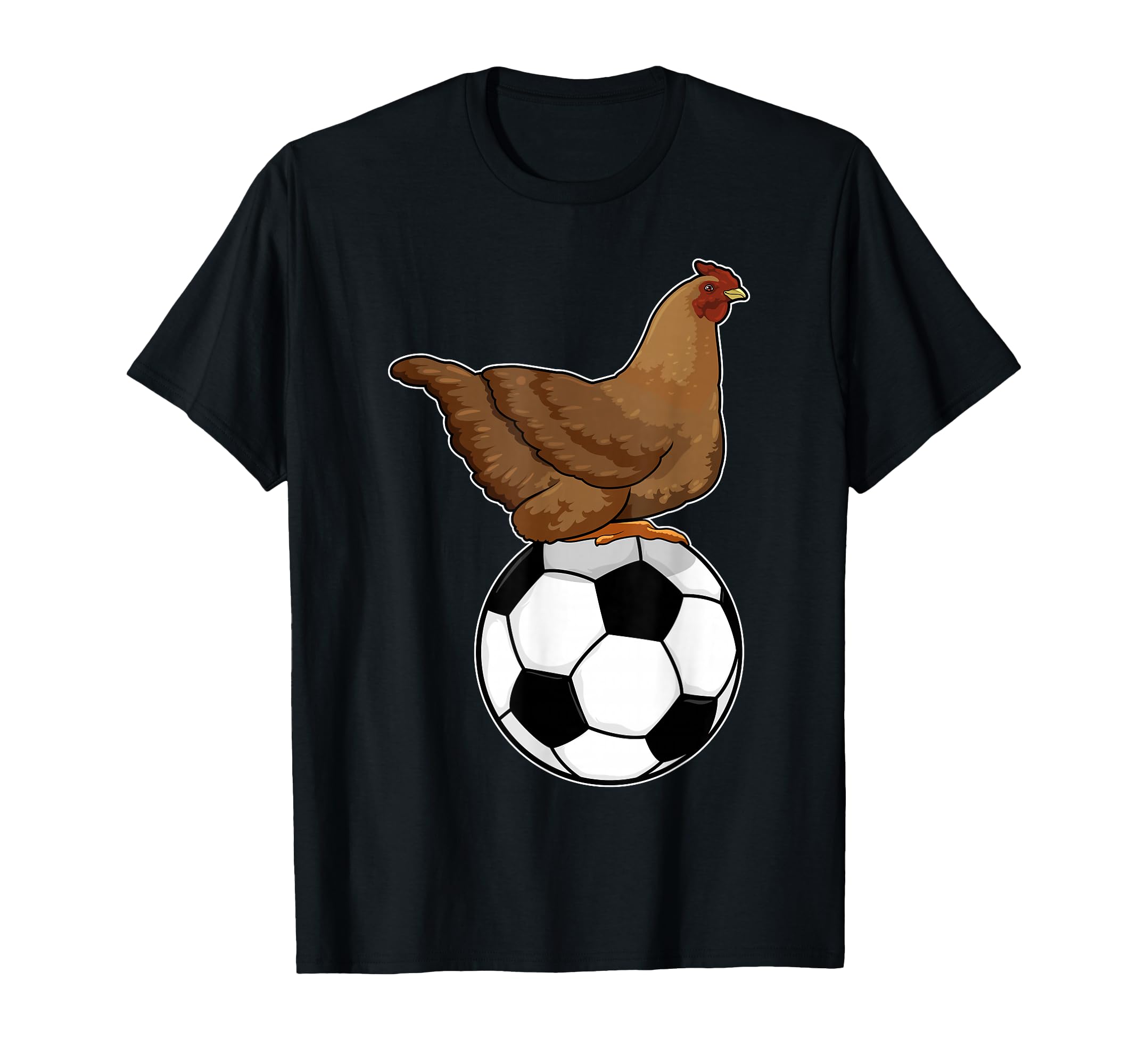 Chicken Soccer Player Soccer Sports T-Shirt - Aesthetic Graphic Unisex - T-Shirt, Sweatshirt, Hoodie