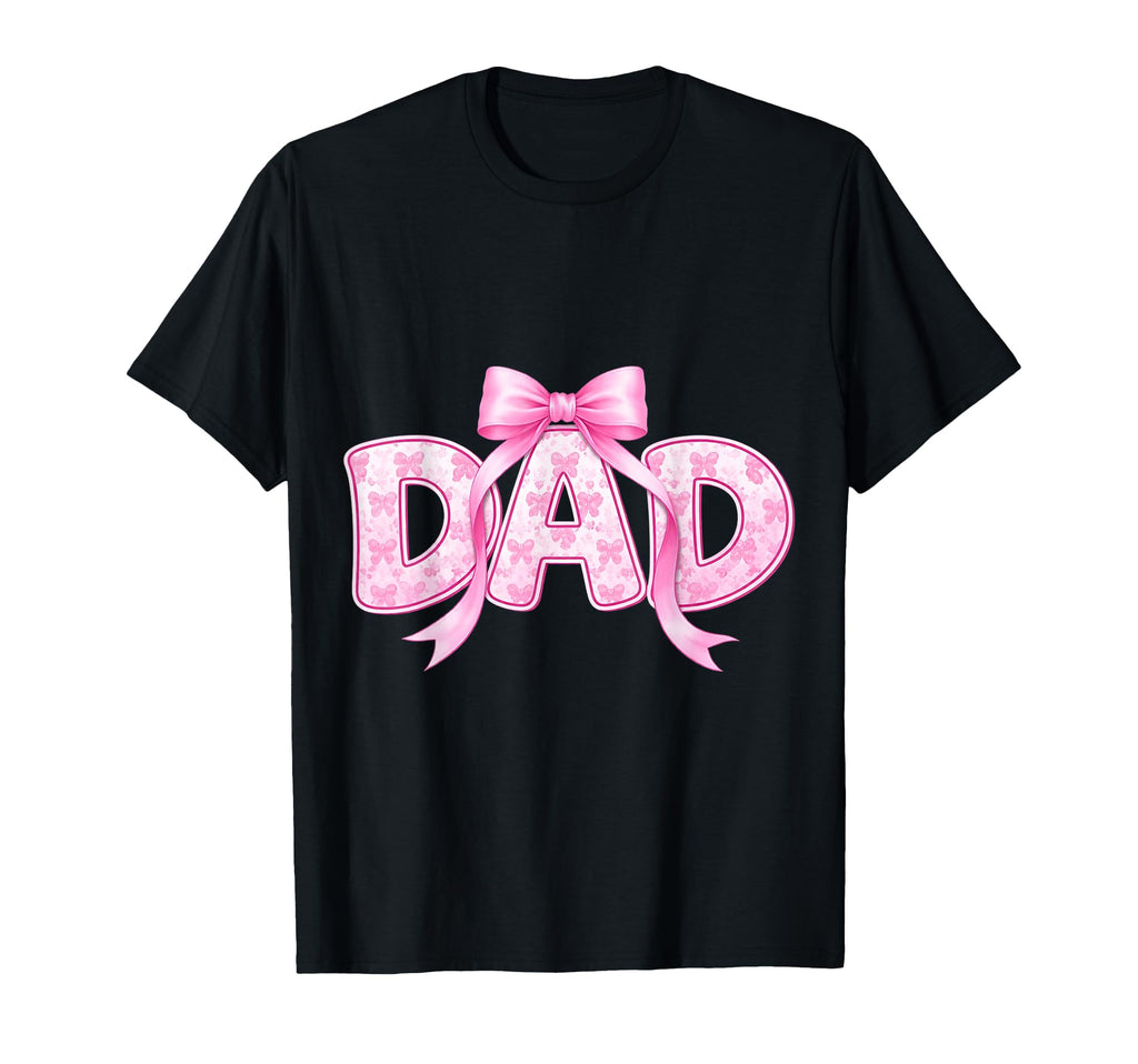 Dad Birthday Coquette Bow Party T-Shirt - Aesthetic Graphic for Adults - T-Shirt, Sweatshirt, Hoodie