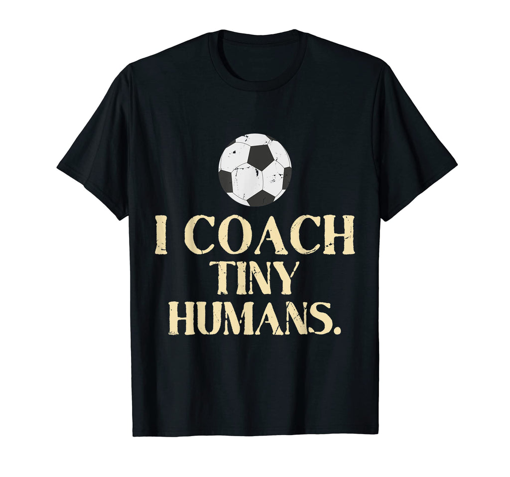 Soccer Coach Tiny Humans Soccer Game T-Shirt - Minimalist Print Men Women - T-Shirt, Sweatshirt, Hoodie