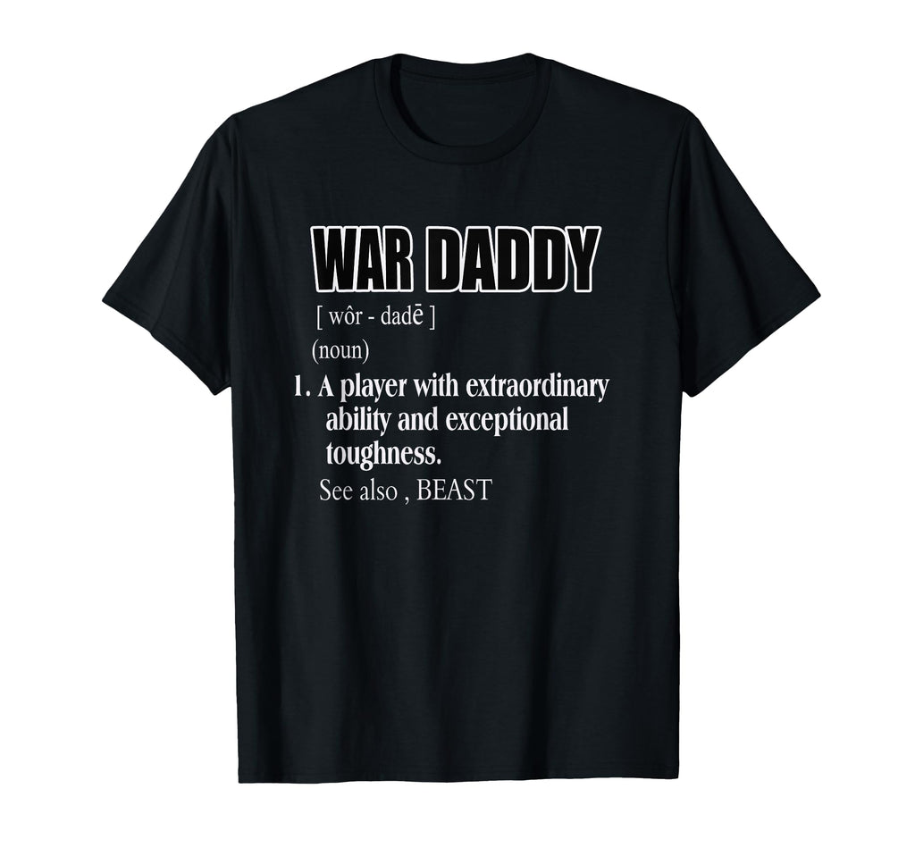 Football War Daddy Definition T-Shirt - Unique Graphic for Adults - T-Shirt, Sweatshirt, Hoodie