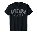 Double Digits Athletic Lettering T-Shirt - Streetwear Style for Adults - T-Shirt, Sweatshirt, Hoodie
