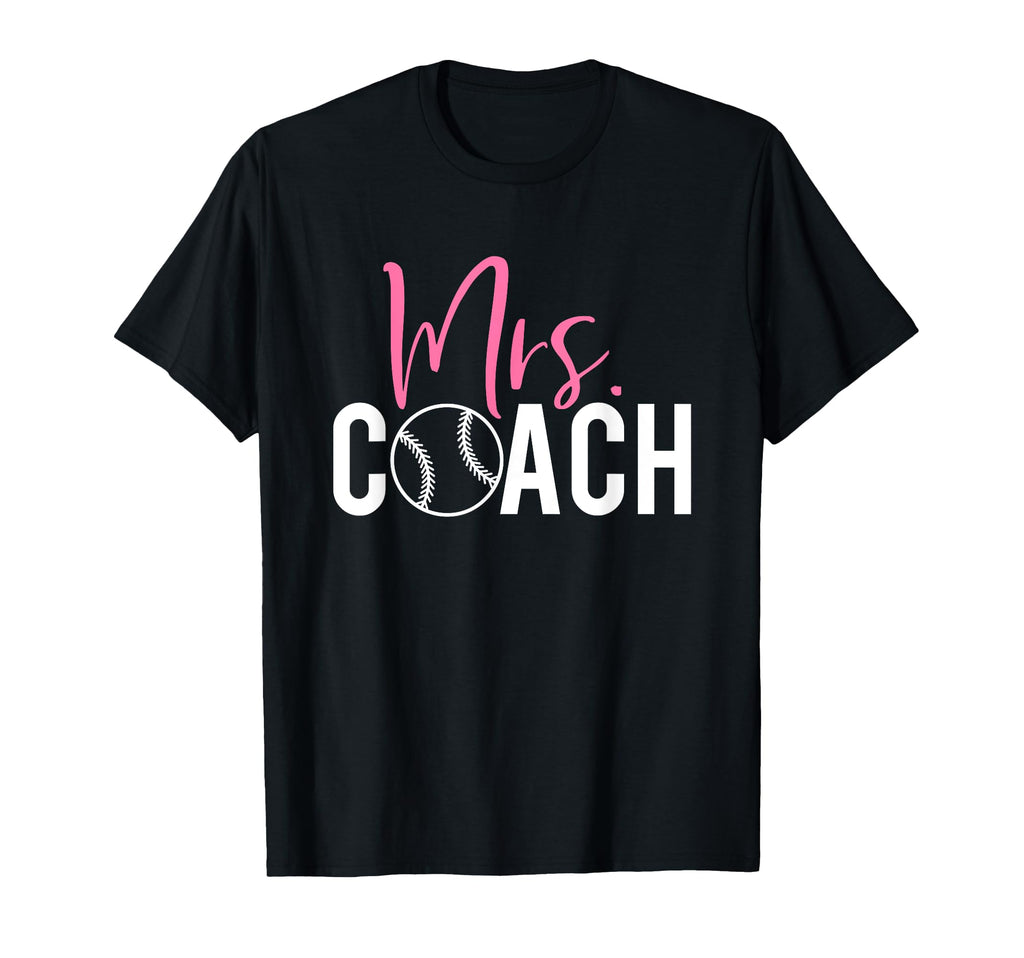 Mrs Baseball Coach Baseball Coach T-Shirt - Aesthetic Graphic for Adults - T-Shirt, Sweatshirt, Hoodie