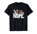 Funny Sleep Nap Nope Blue Merle Corgi T-Shirt - Custom Art Print Men Women - T-Shirt, Sweatshirt, Hoodie