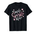 Smile Sparkle Shine Stars T-Shirt - Fun Novelty Design for Adults - T-Shirt, Sweatshirt, Hoodie