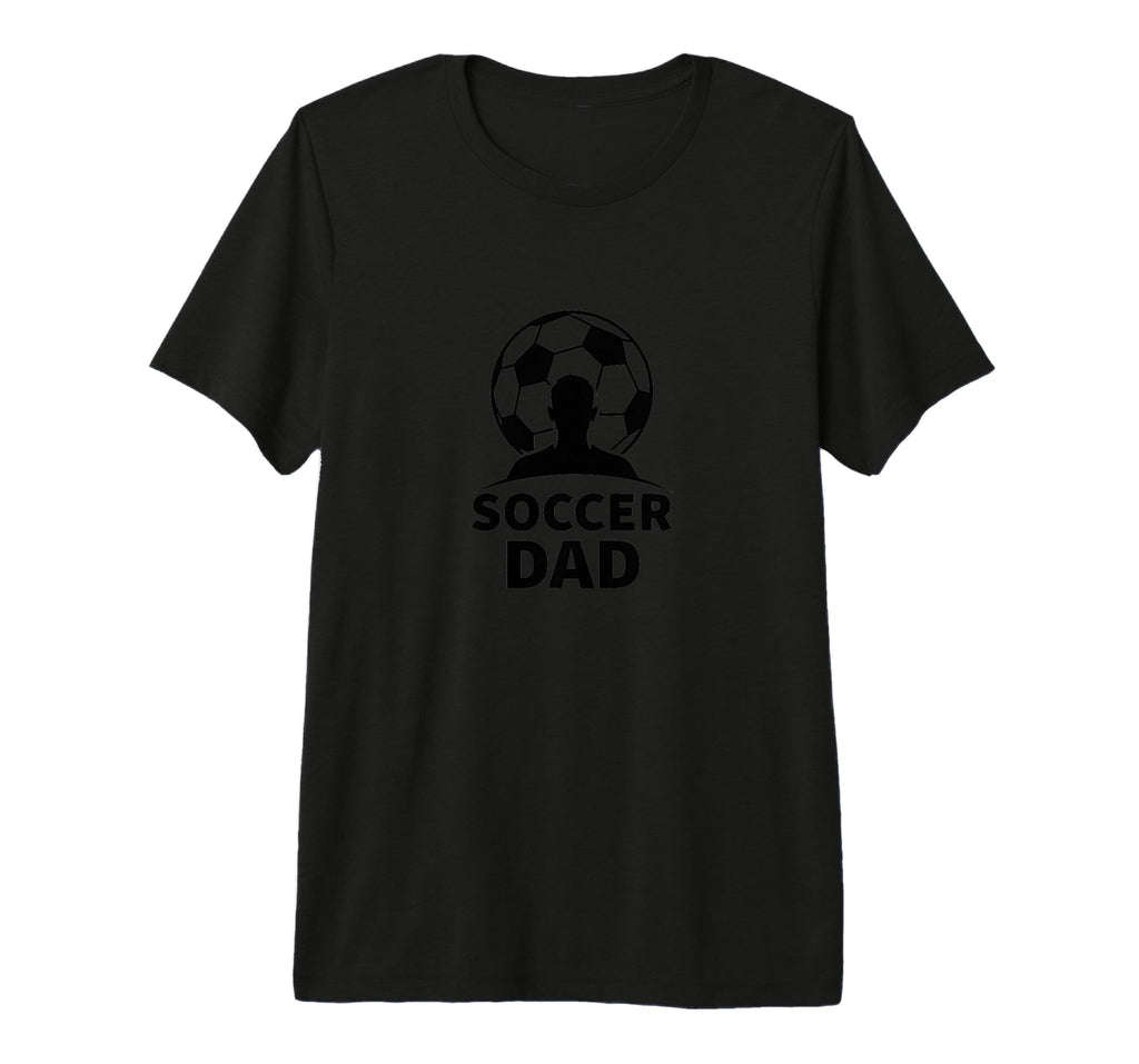 Soccer Dad Silhouette Proud Sports T-Shirt - Minimalist Print Men Women - T-Shirt, Sweatshirt, Hoodie