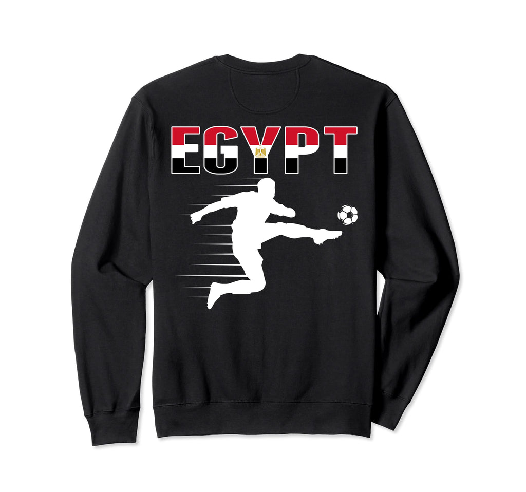 Egypt Soccer Fans Jersey Proud Sweatshirt - Minimalist Print for Adults - T-Shirt, Sweatshirt, Hoodie