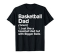 Basketball Dad Definition Funny T-Shirt - Casual Everyday Wear Men Women - T-Shirt, Sweatshirt, Hoodie