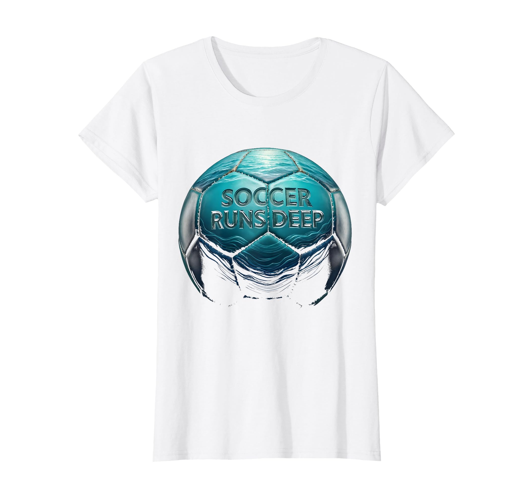 Soccer Runs Deep Passionate Football Fan T-Shirt - Aesthetic Graphic Unisex - T-Shirt, Sweatshirt, Hoodie